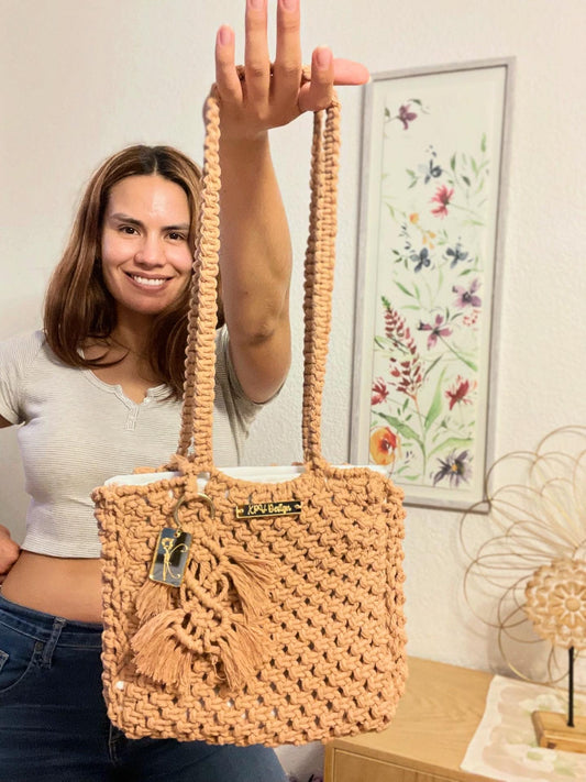 Bolsa Yuta Macramé