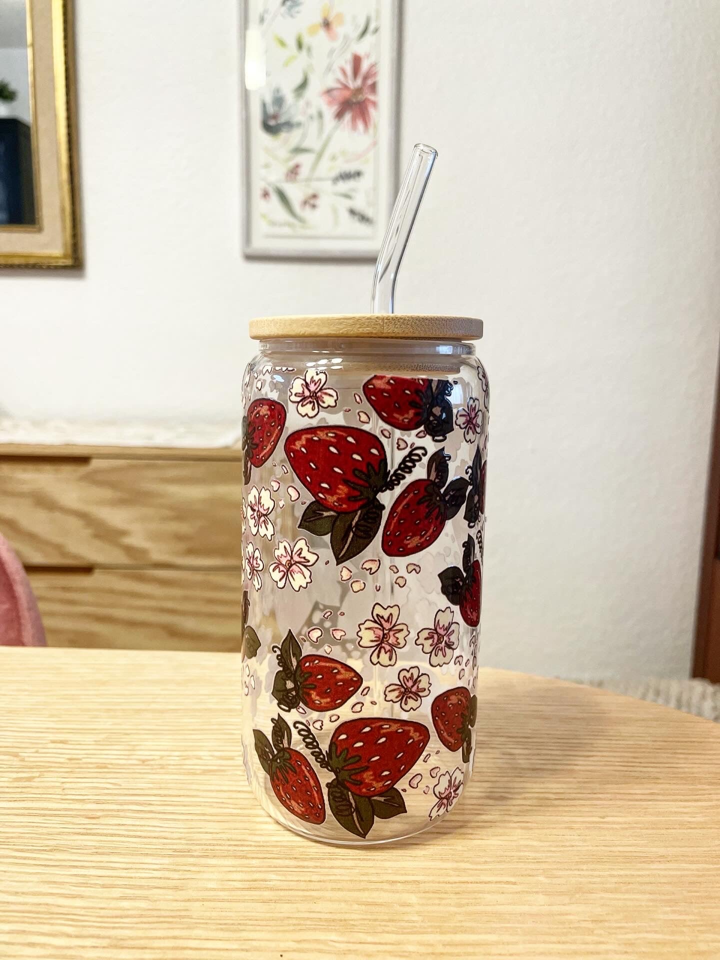 Vasos de cristal con diseño
