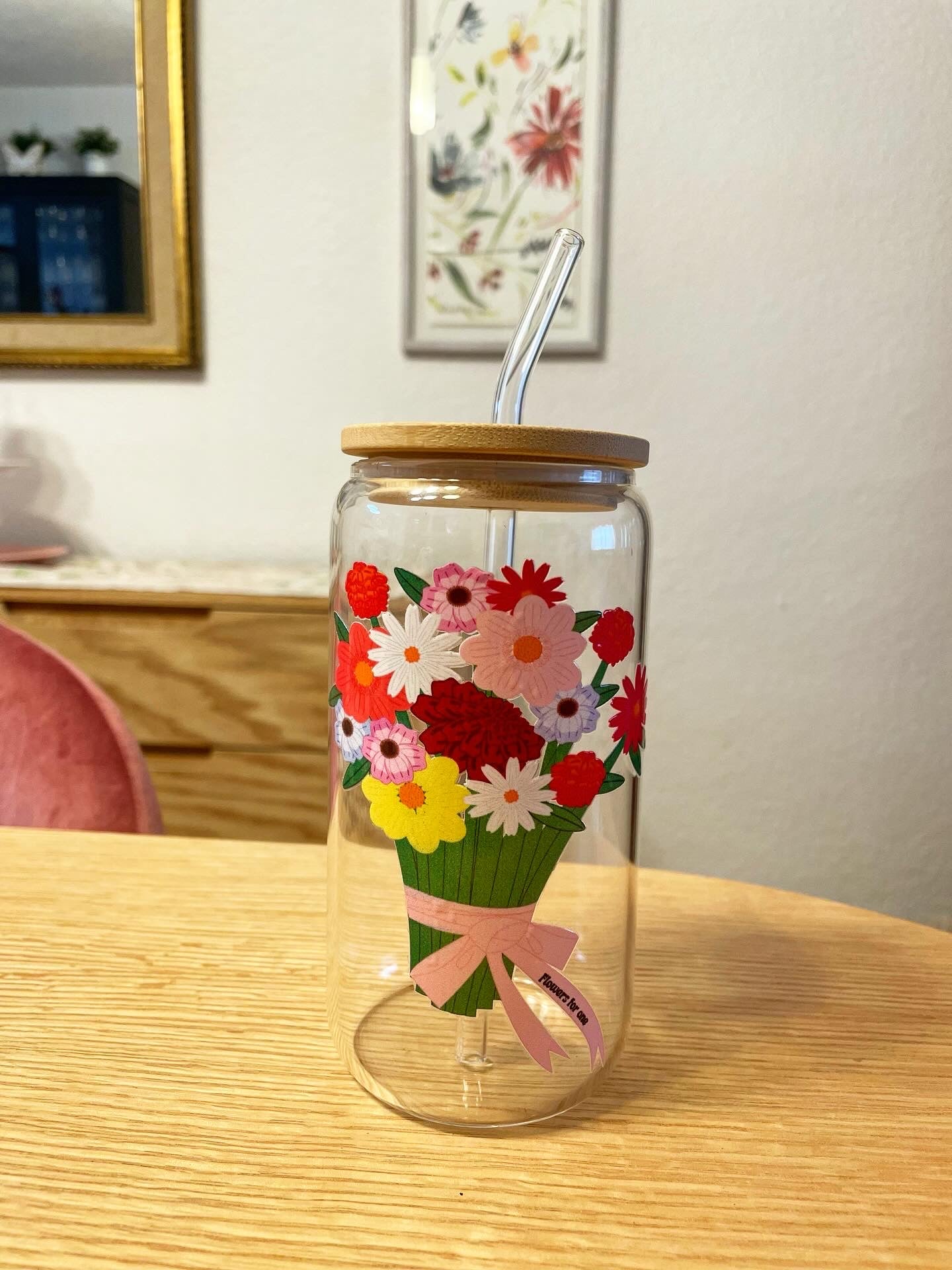 Vasos de cristal con diseño