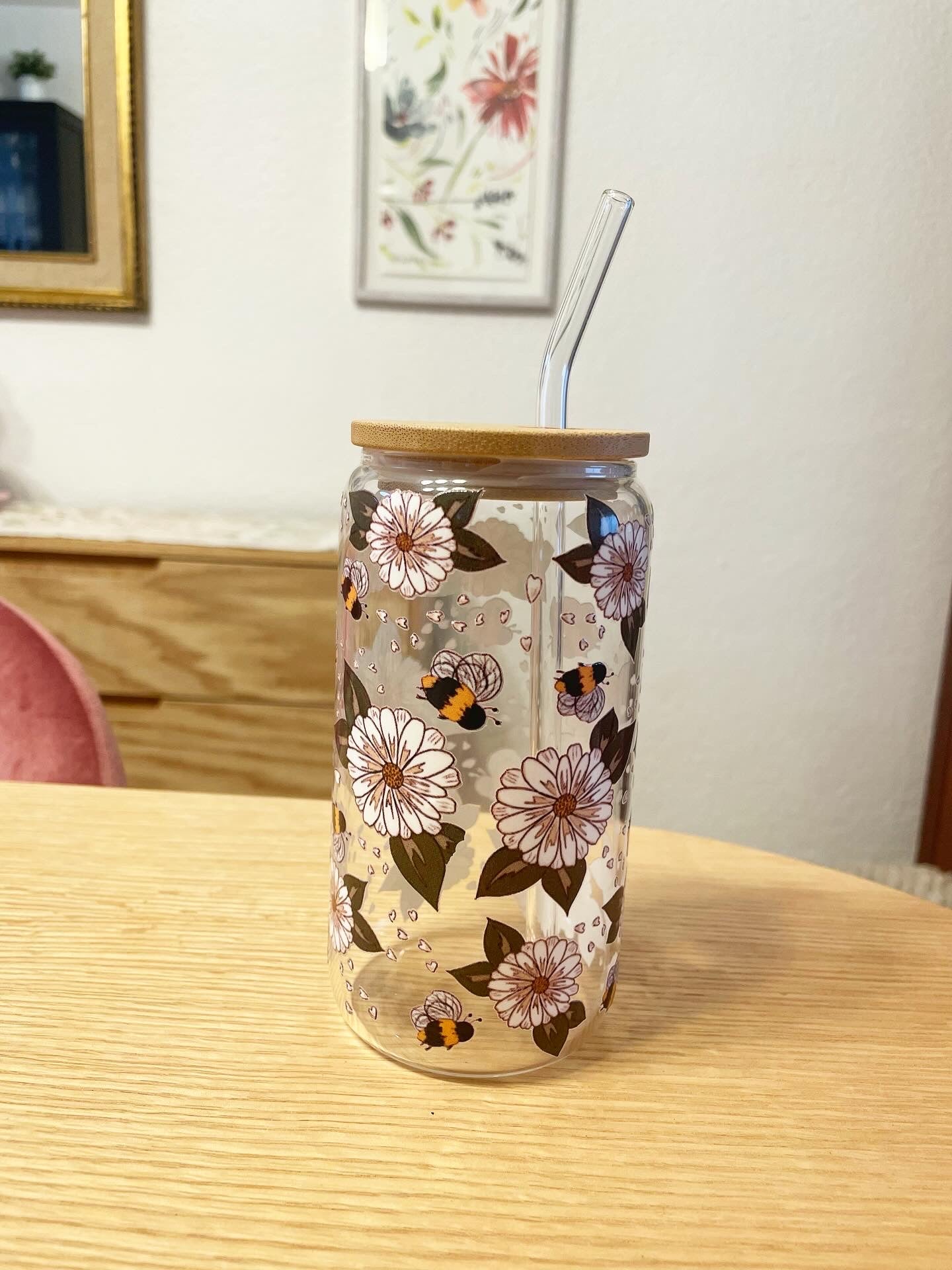 Vasos de cristal con diseño