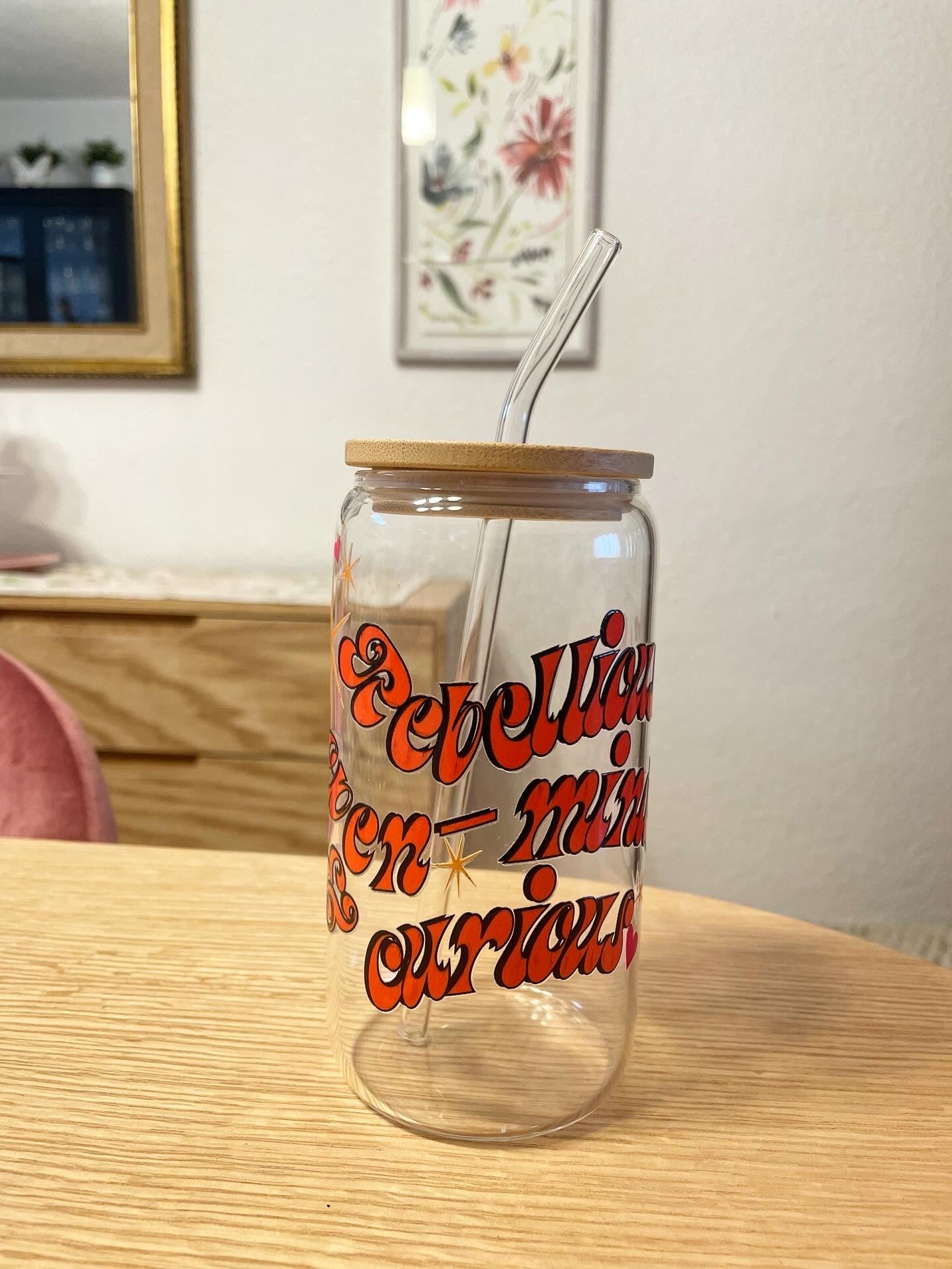 Vasos de cristal con diseño